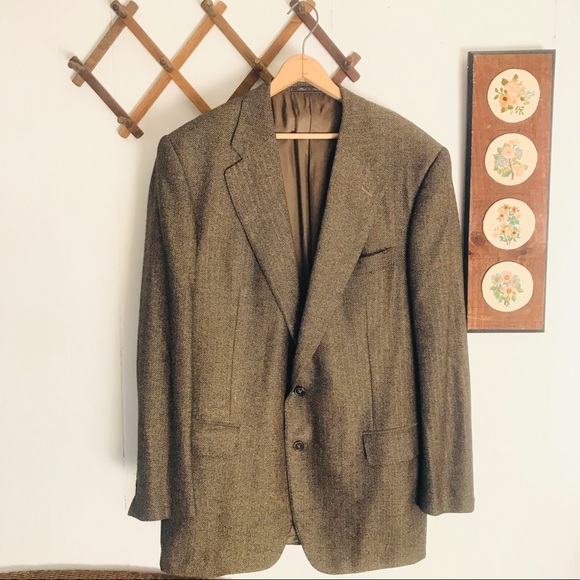 Ermenegildo Zegna Other - Ermenegildo Zegna 100% Cashmere Herringbone Jacket